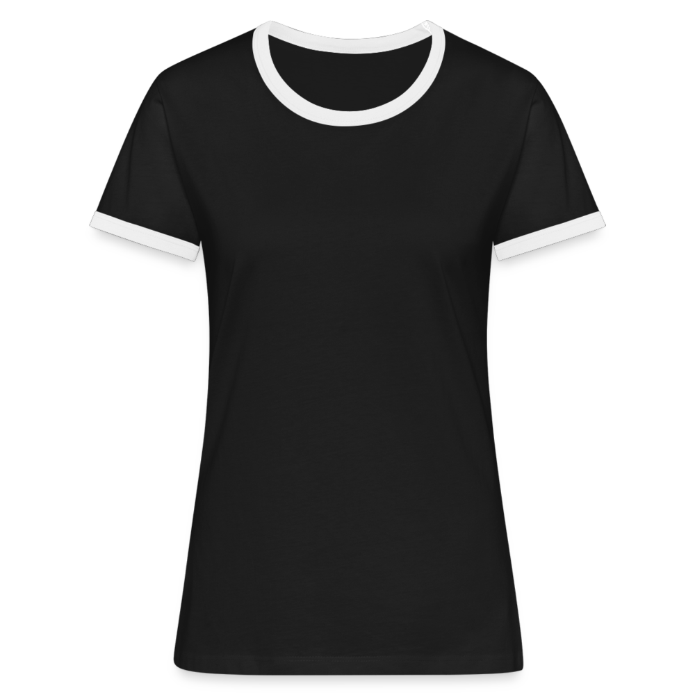 Women's Ringer T-Shirt - black/white