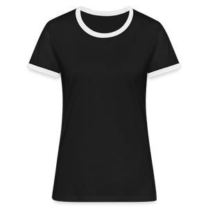 Women's Ringer T-Shirt - black/white