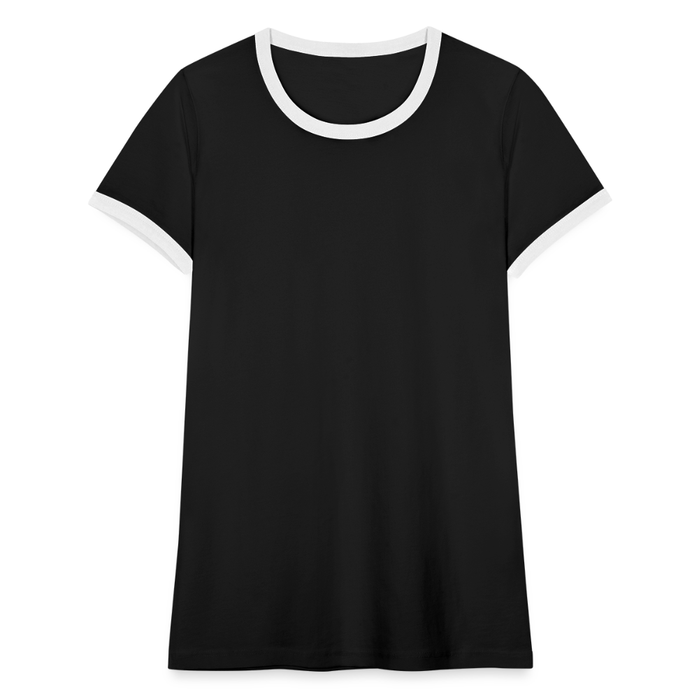 Women's Ringer T-Shirt - black/white