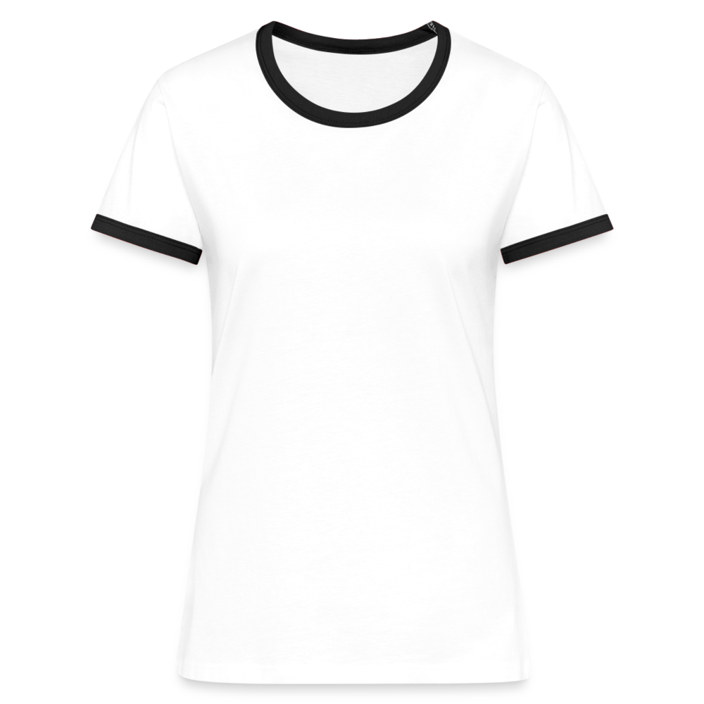 Women's Ringer T-Shirt - white/black