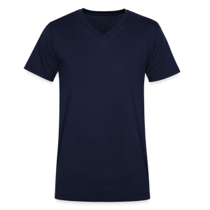 Men's Organic V-Neck T-Shirt - navy