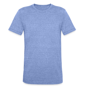 Unisex Tri-Blend T-Shirt by Bella & Canvas - heather blue