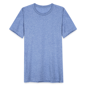 Unisex Tri-Blend T-Shirt by Bella & Canvas - heather blue