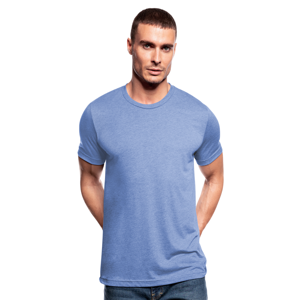 Unisex Tri-Blend T-Shirt by Bella & Canvas - heather blue