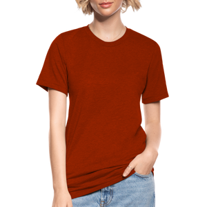 Unisex Tri-Blend T-Shirt by Bella & Canvas - heather brick