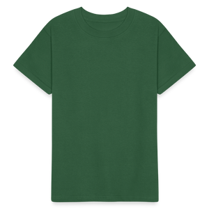 Kids T-Shirt by Russell - bottle green