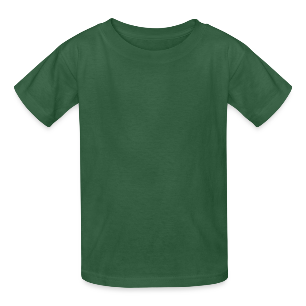 Kids T-Shirt by Russell - bottle green