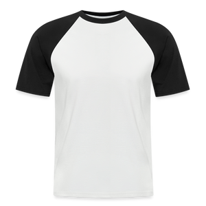 Men’s Baseball T-Shirt - white/black