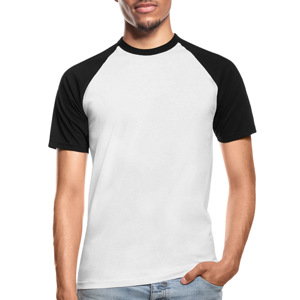 Men’s Baseball T-Shirt - white/black