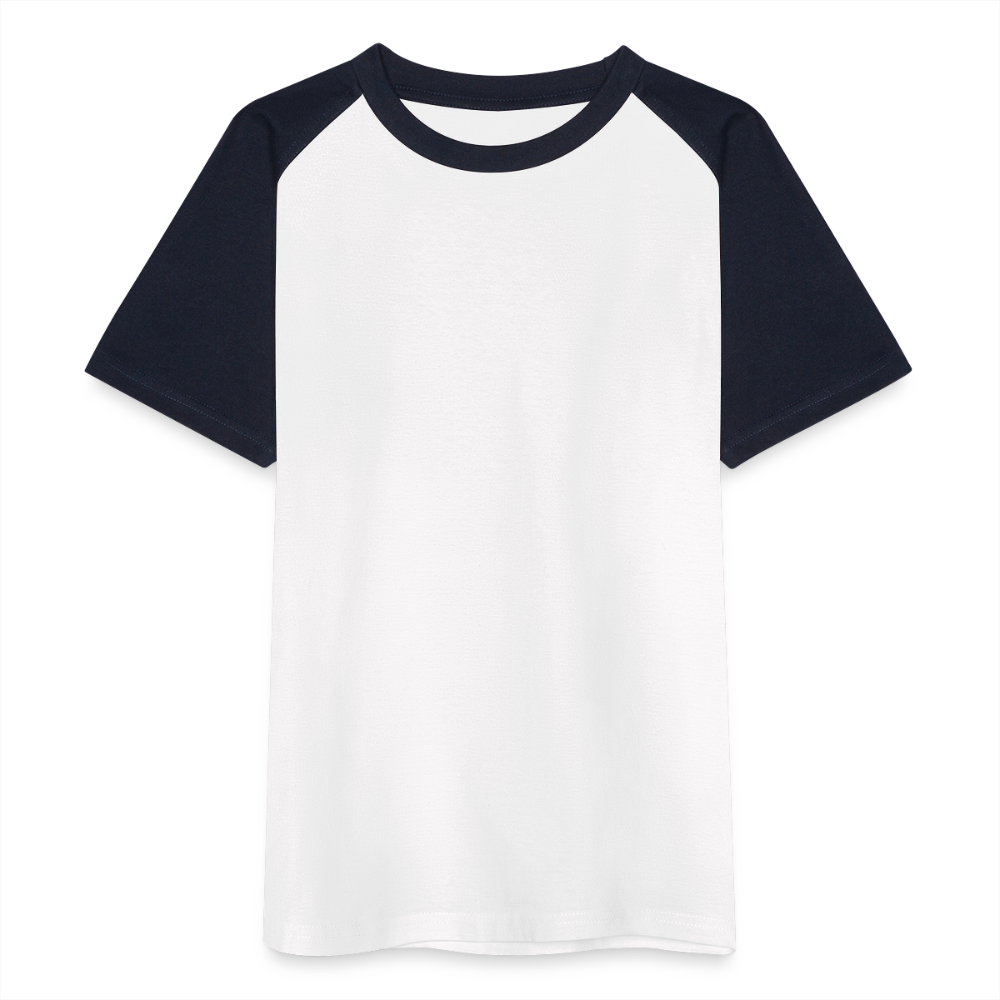 Kids’ Baseball T-Shirt - white/navy