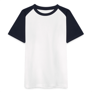 Kids’ Baseball T-Shirt - white/navy