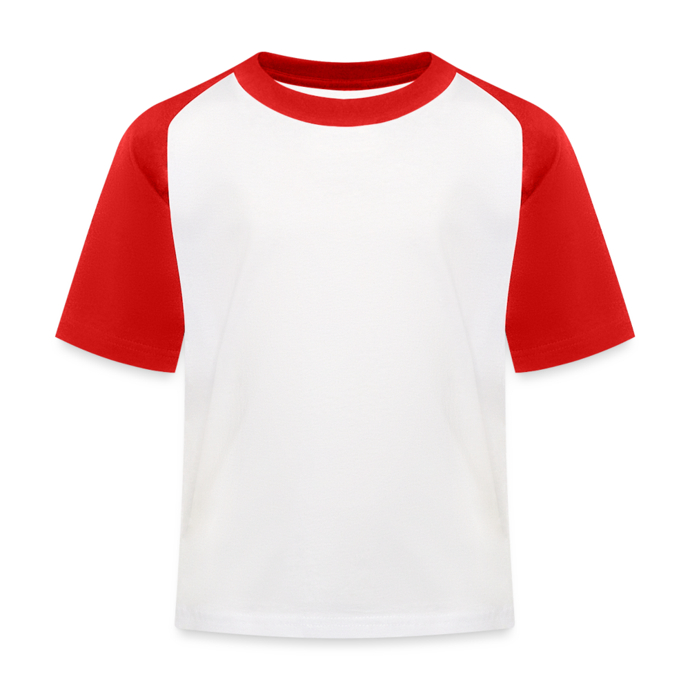 Kids’ Baseball T-Shirt - white/red