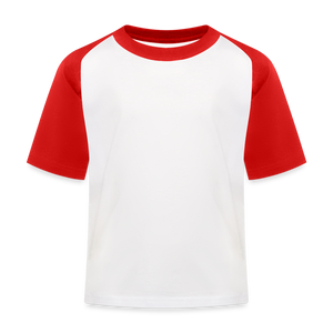 Kids’ Baseball T-Shirt - white/red