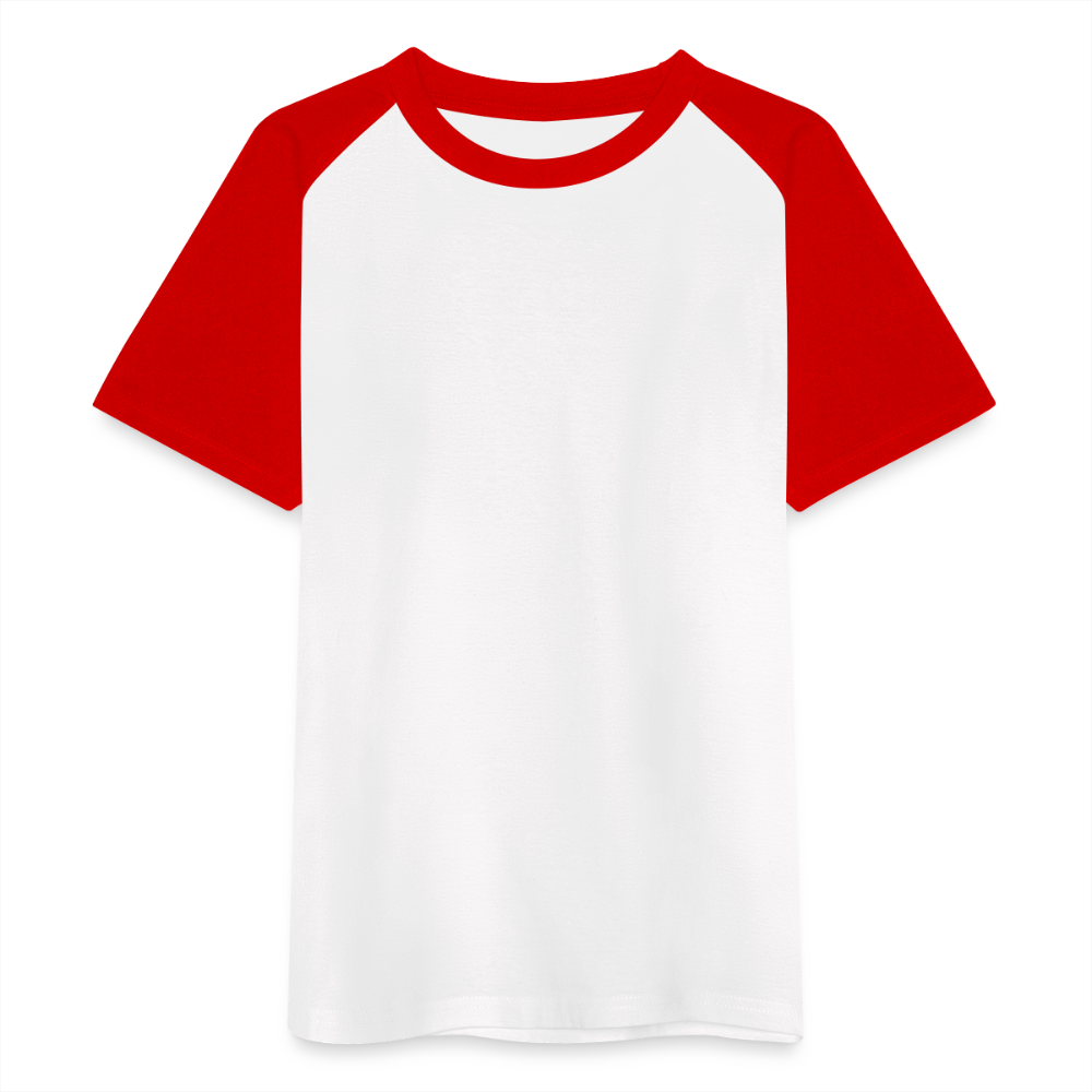 Kids’ Baseball T-Shirt - white/red