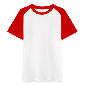 Kids’ Baseball T-Shirt - white/red