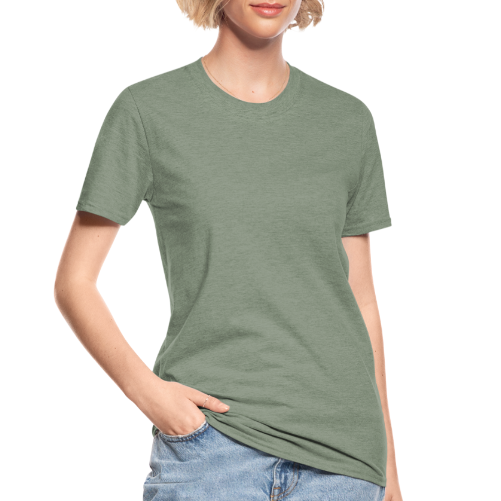 Unisex Polycotton T-Shirt | Gildan - heather military green