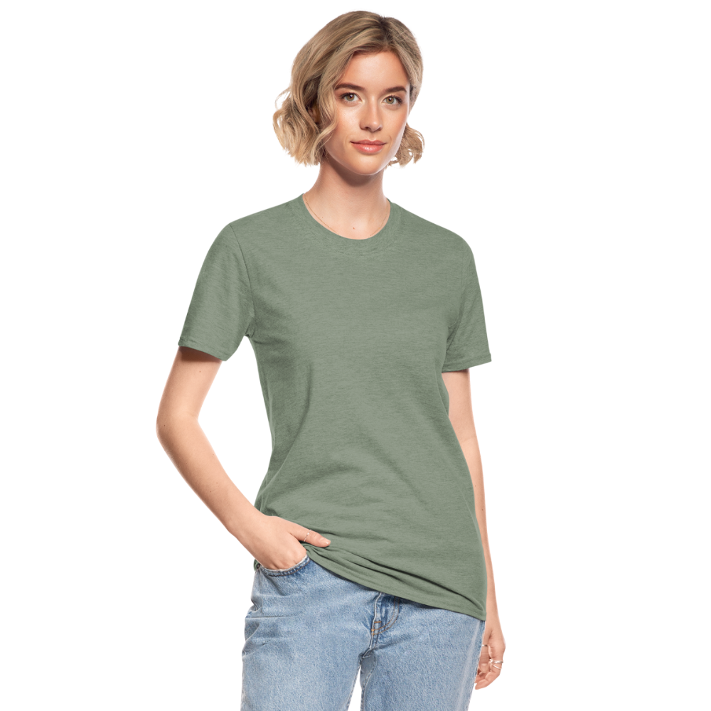 Unisex Polycotton T-Shirt | Gildan - heather military green