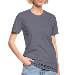 Unisex Polycotton T-Shirt | Gildan - heather navy