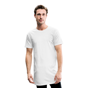 Men’s Long Body Urban Tee | Canvas - white