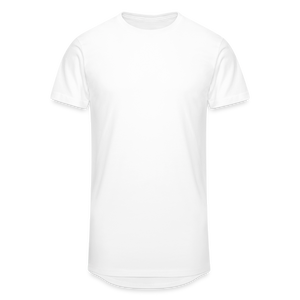 Men’s Long Body Urban Tee | Canvas - white