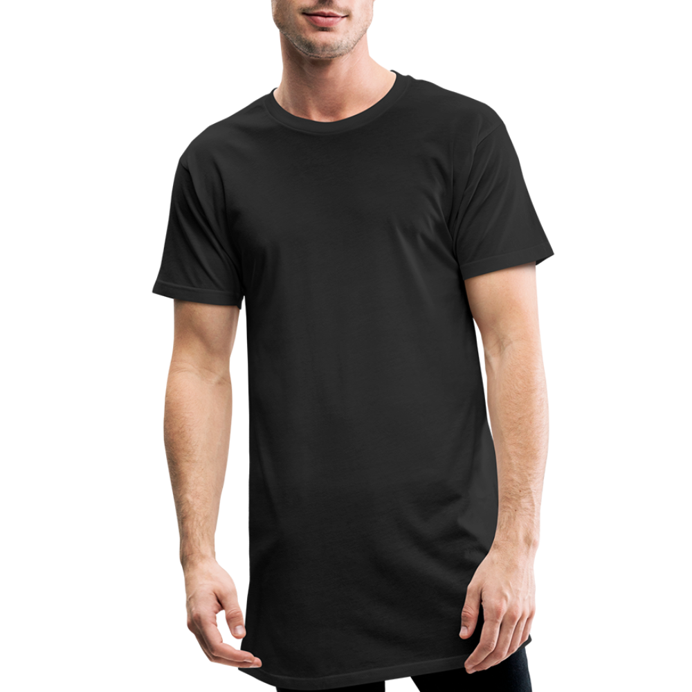 Men’s Long Body Urban Tee | Canvas - black