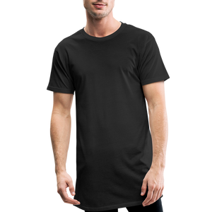 Men’s Long Body Urban Tee | Canvas - black