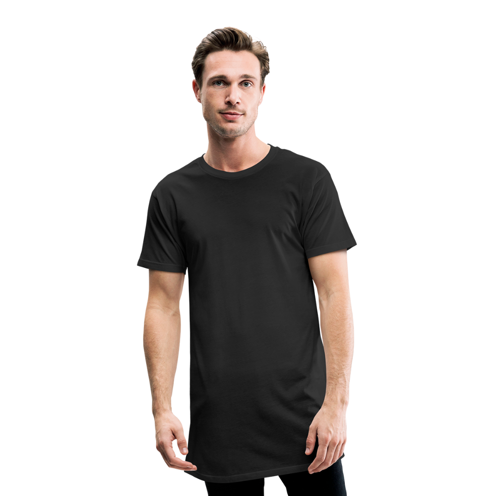 Men’s Long Body Urban Tee | Canvas - black