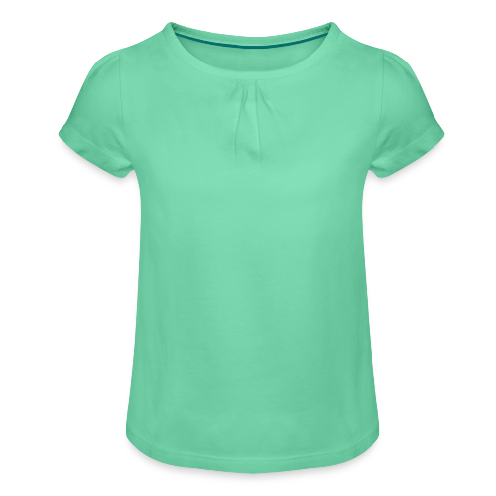 Girl’s T-Shirt with Ruffles | Spreadshirt 1271 - mint