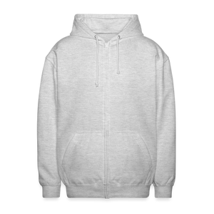 Unisex Hooded Jacket - light heather grey