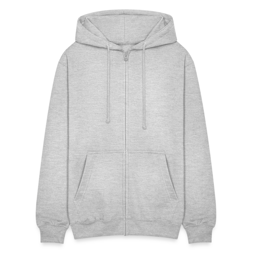 Unisex Hooded Jacket - light heather grey