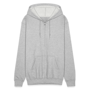 Men’s Heavyweight Hooded Jacket | Gildan - heather grey