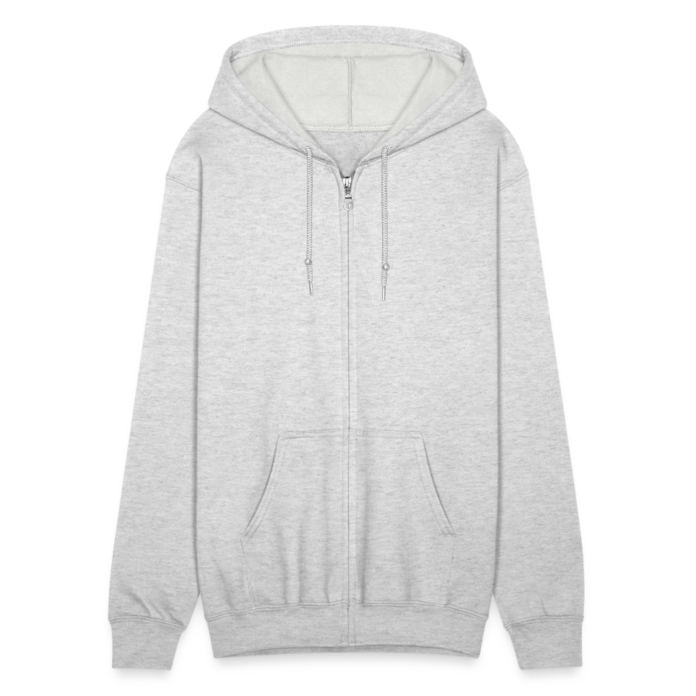 Men’s Heavyweight Hooded Jacket | Gildan - heather white