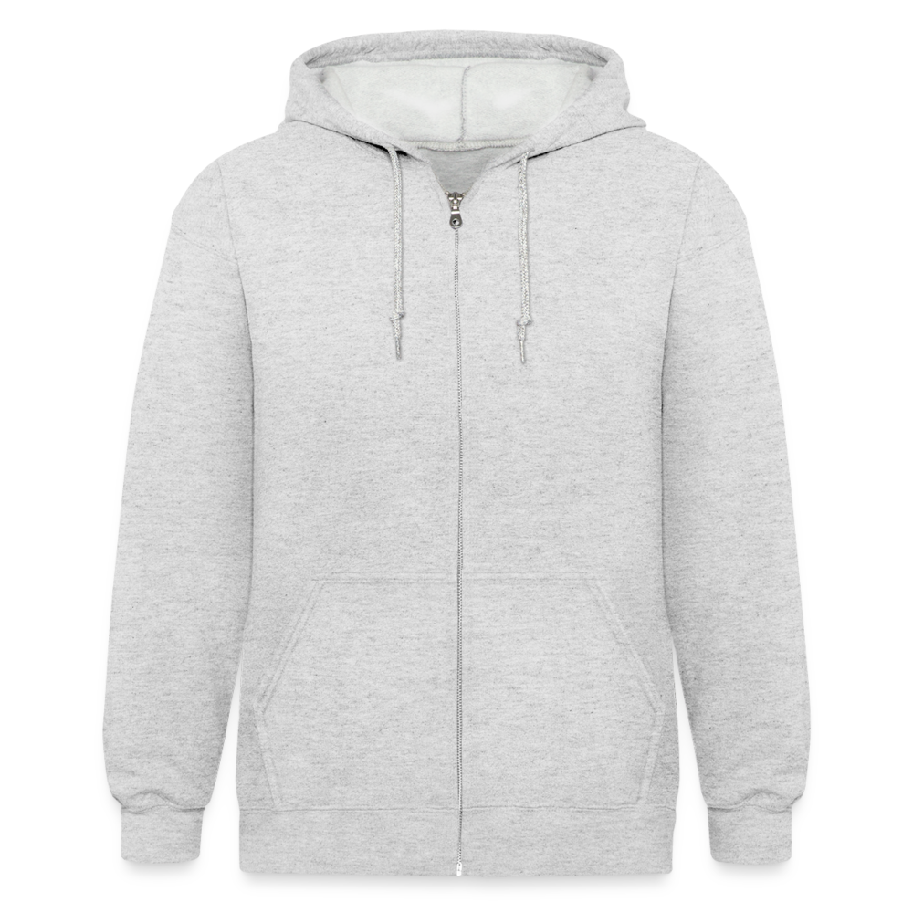 Men’s Heavyweight Hooded Jacket | Gildan - heather white