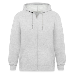 Men’s Heavyweight Hooded Jacket | Gildan - heather white