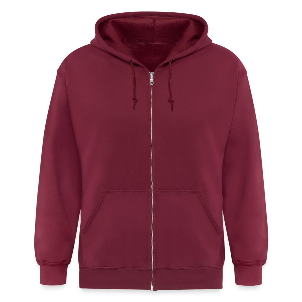 Men’s Heavyweight Hooded Jacket | Gildan - maroon