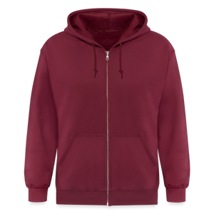 Men’s Heavyweight Hooded Jacket | Gildan - maroon