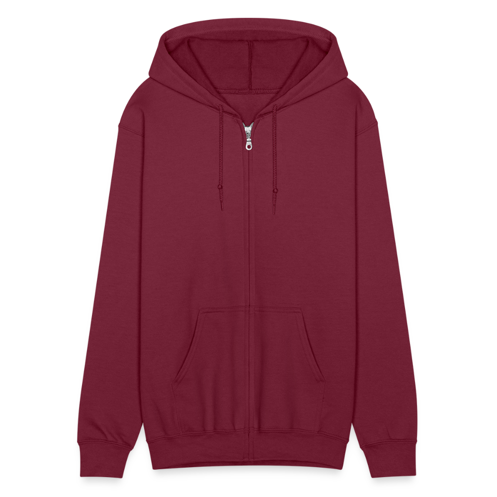 Men’s Heavyweight Hooded Jacket | Gildan - maroon