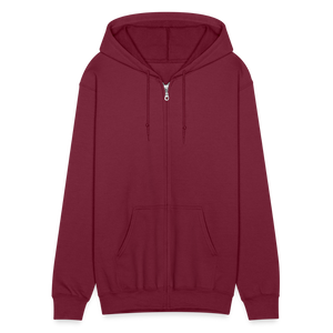 Men’s Heavyweight Hooded Jacket | Gildan - maroon