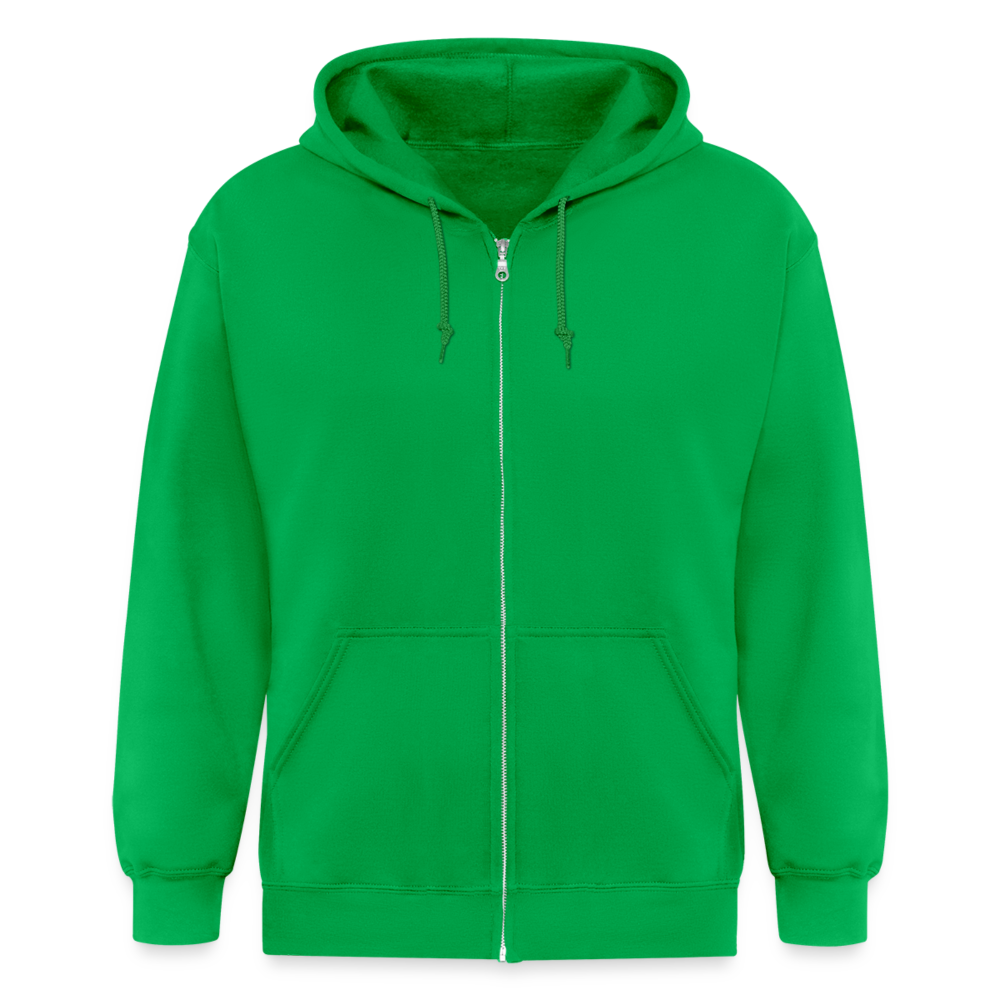 Men’s Heavyweight Hooded Jacket | Gildan - kelly green