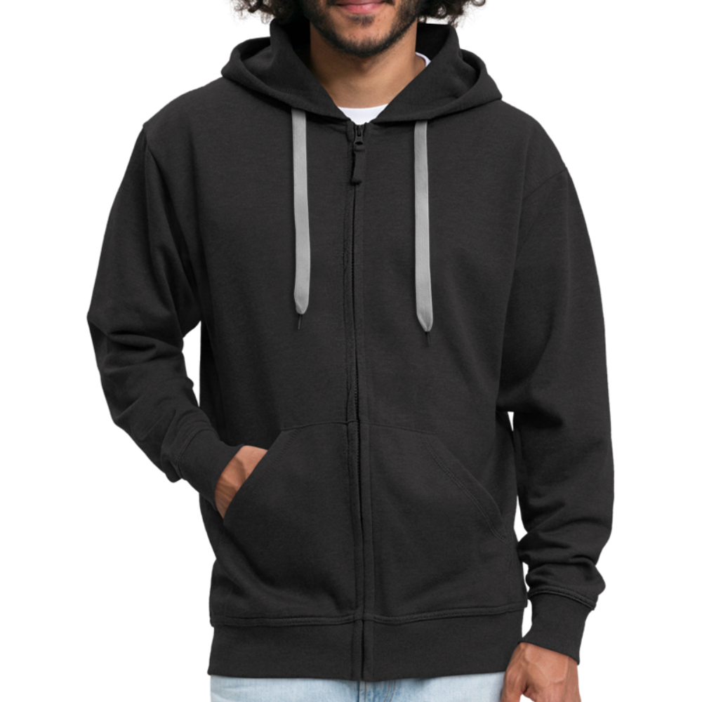 Men's Premium Hooded Jacket - black