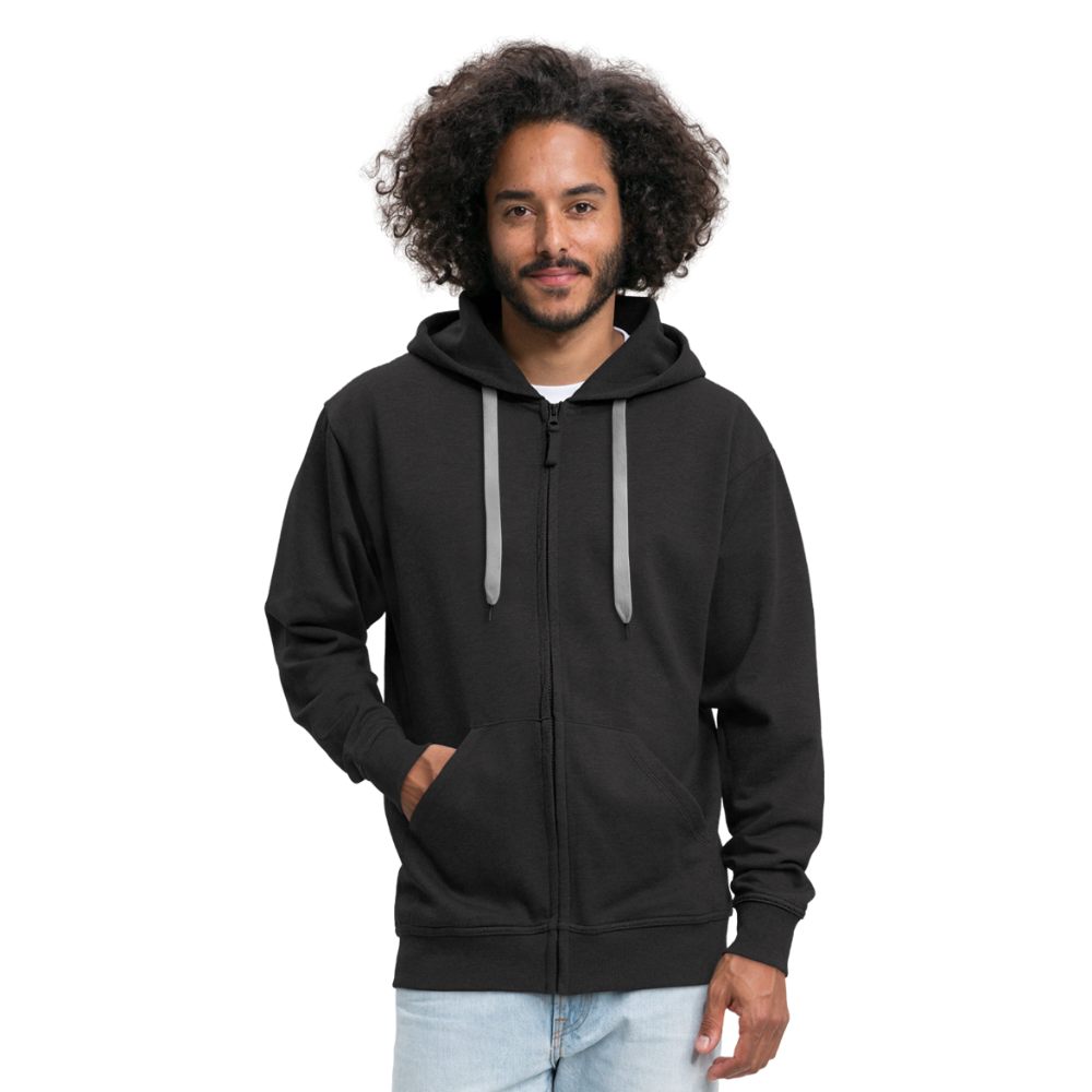 Men's Premium Hooded Jacket - black