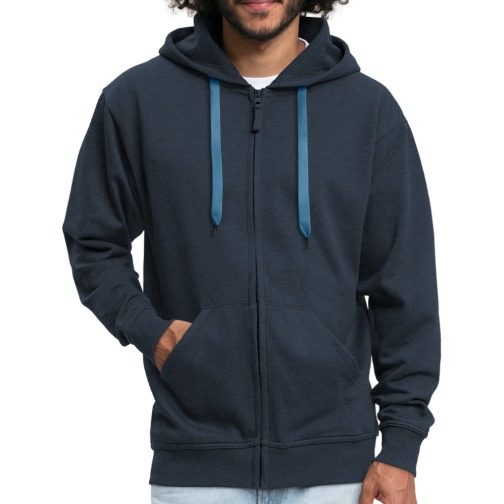 Men's Premium Hooded Jacket - navy