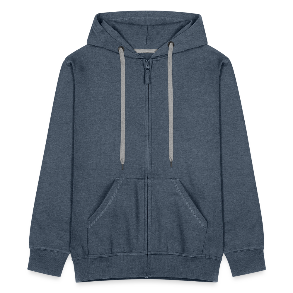 Men's Premium Hooded Jacket - heather denim