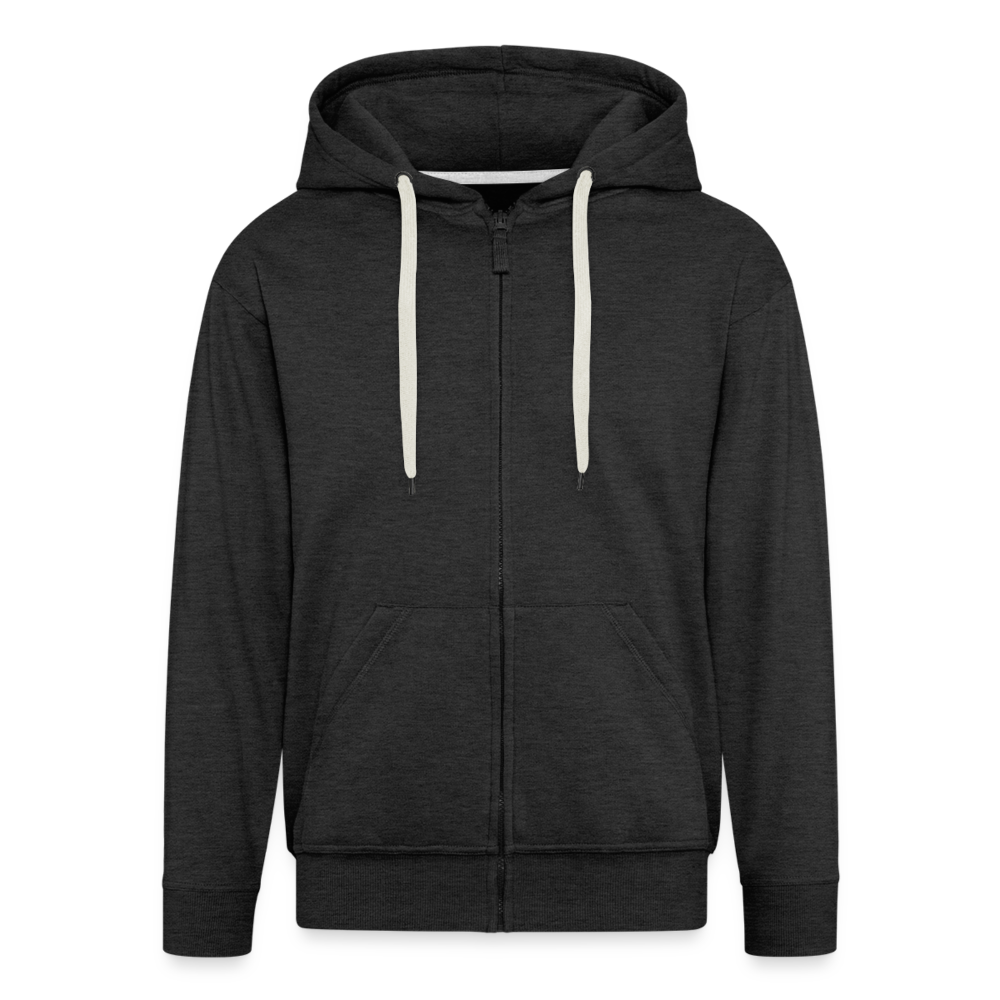 Men's Premium Hooded Jacket - charcoal grey