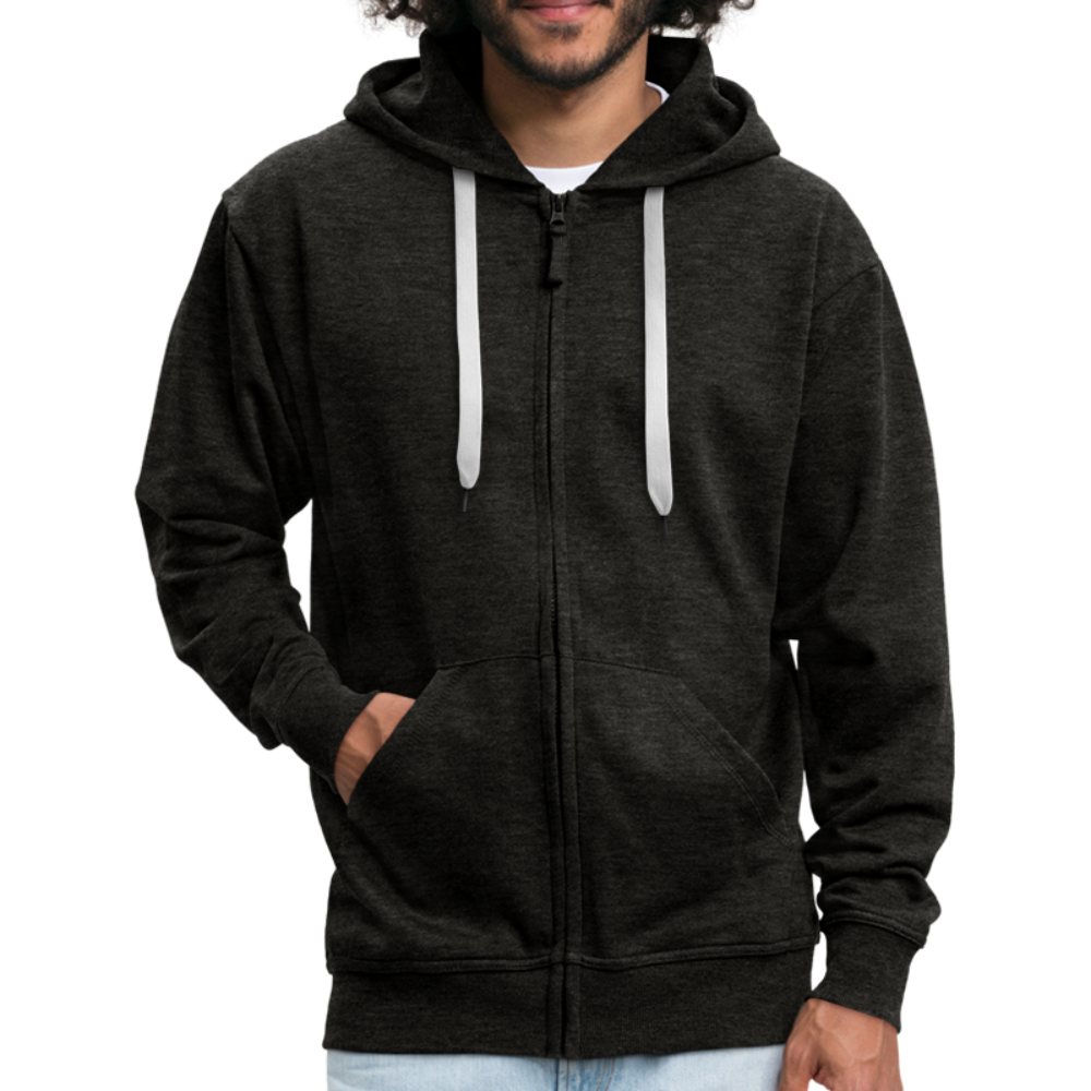 Men's Premium Hooded Jacket - charcoal grey