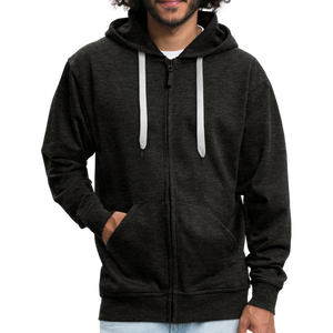 Men's Premium Hooded Jacket - charcoal grey