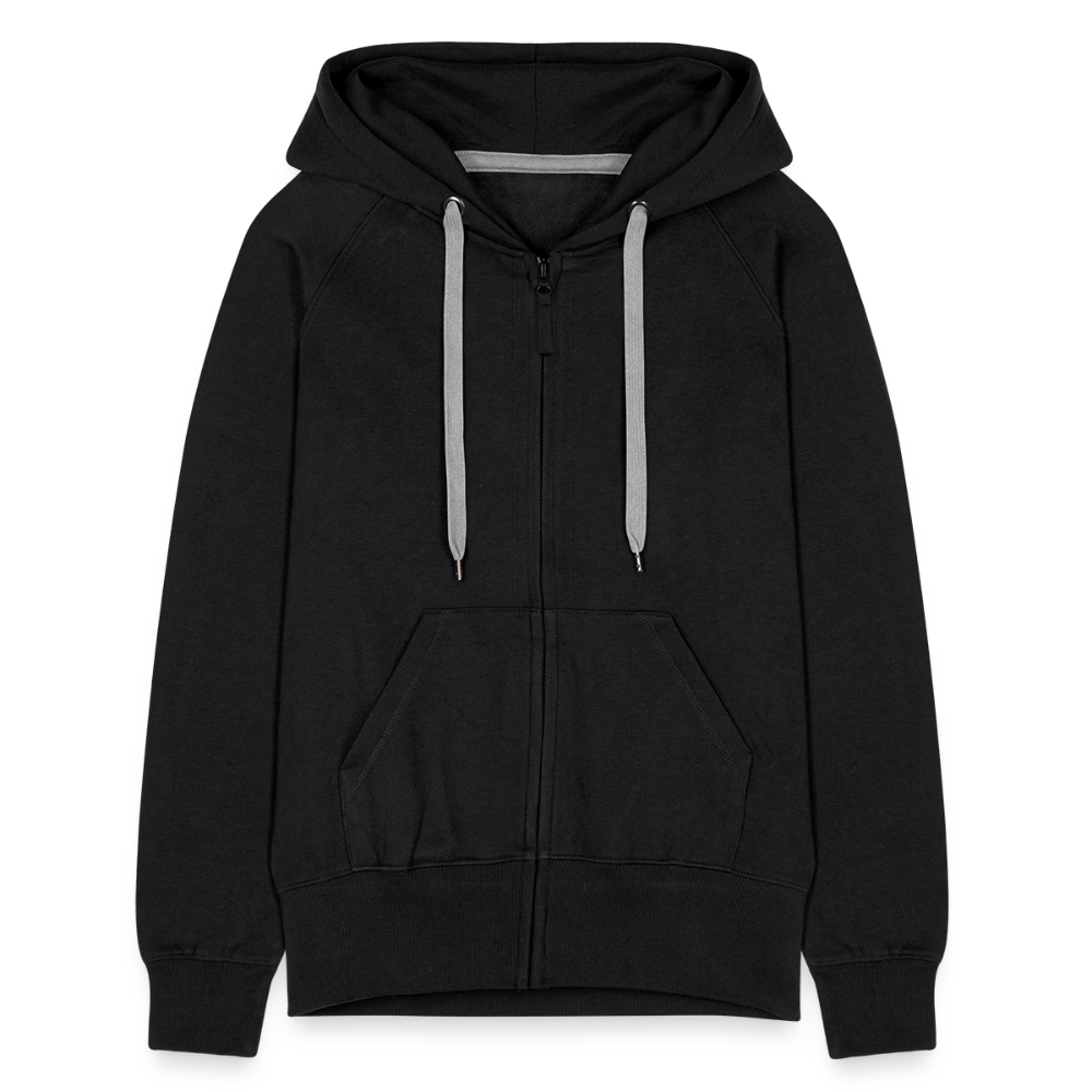 Women's Premium Hooded Jacket - black