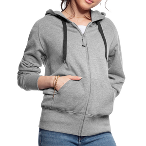 Women's Premium Hooded Jacket - heather grey