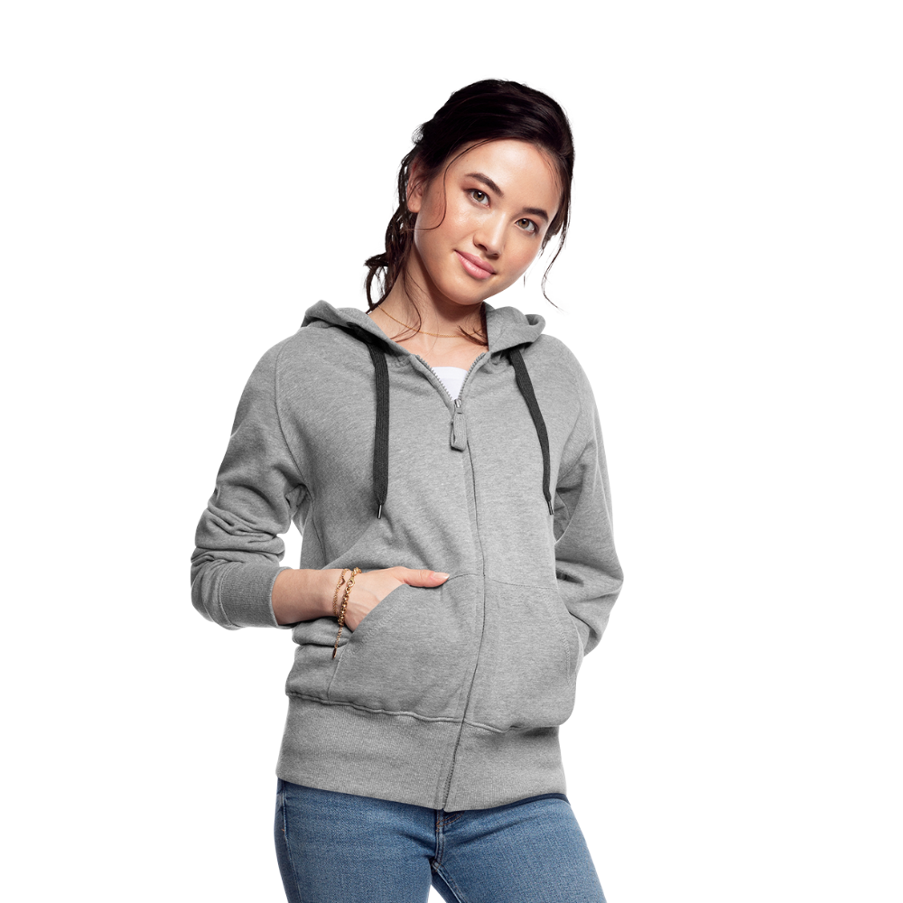 Women's Premium Hooded Jacket - heather grey