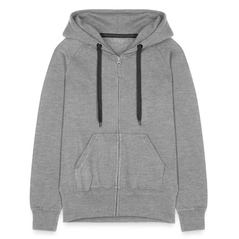 Women's Premium Hooded Jacket - heather grey